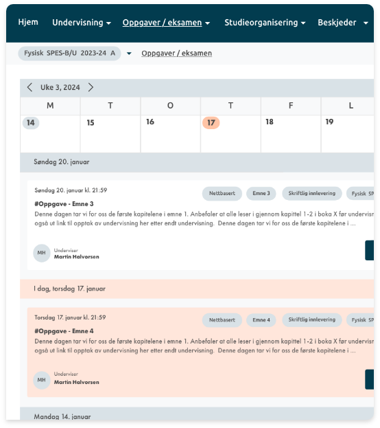 Skolesystem Dashboard
